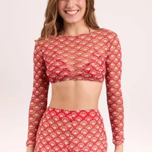 Floral-Scales Top Harper