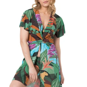 Kimono UV Terra Vermelha