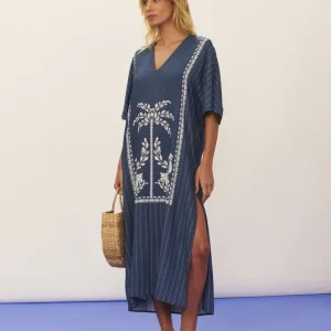 Kaftan Dress Seiva-Doce-Azul