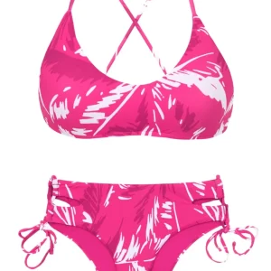 Set Pink-Palms Bralette Madrid