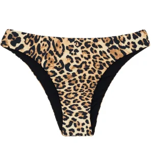 Bottom Leopardo Black Babado