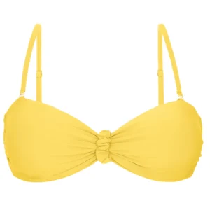 Top Amarelo Bandeau-Crispy