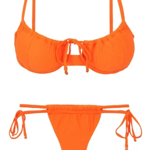 Set Dots-Orange Balconet-Tie Pipa