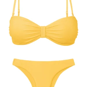 Set Malibu-Yellow Bandeau-Duo Essential