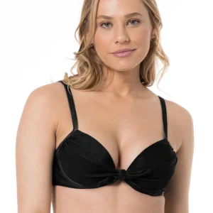 Top No Drapeada Media Liso Preto