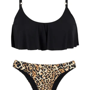 Leopardo Black Babado