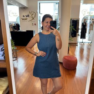 Vestido midi ganga